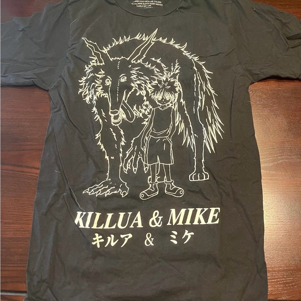 Killua & Mike  Black Kids T-Shirt